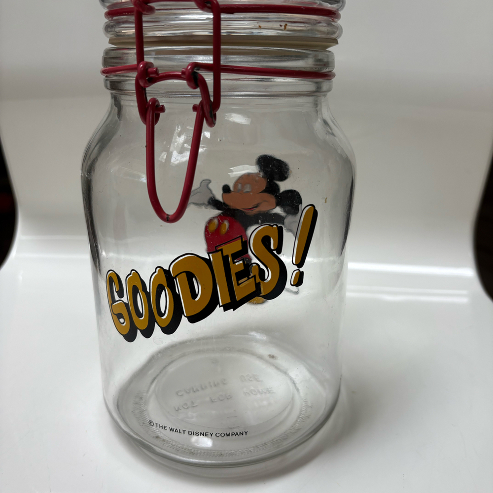 Vintage Mickey Mouse Goodies Cookie Jar Walt Disney Company
